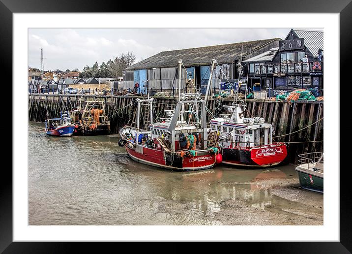 Fishing boats Framed Mounted Print by Thanet Photos