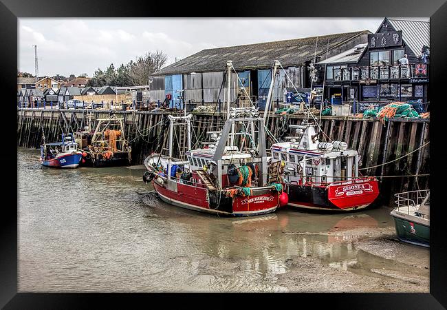 Fishing boats Framed Print by Thanet Photos