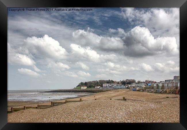 Whitstable beach Framed Print by Thanet Photos