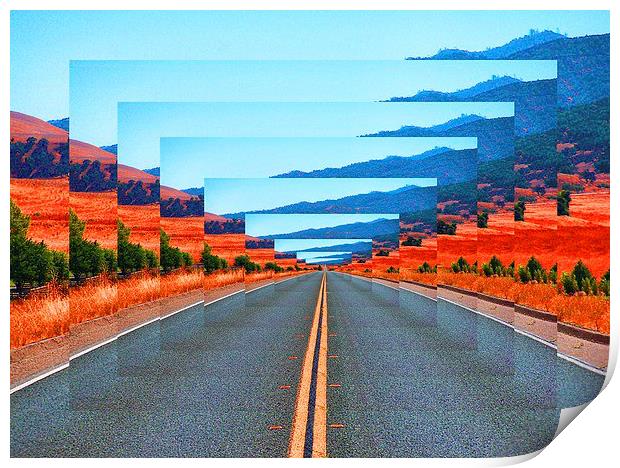 INFINITY ROAD Print by Matthew Lacey
