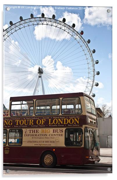 London Eye Acrylic by Graham Custance