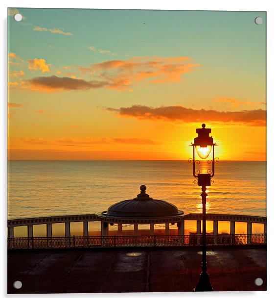 Sunfilled Lantern Acrylic by Andrew McCauley