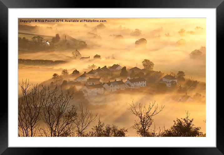 Dawn Mist Framed Mounted Print by Nick Pound