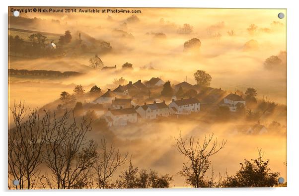 Dawn Mist Acrylic by Nick Pound