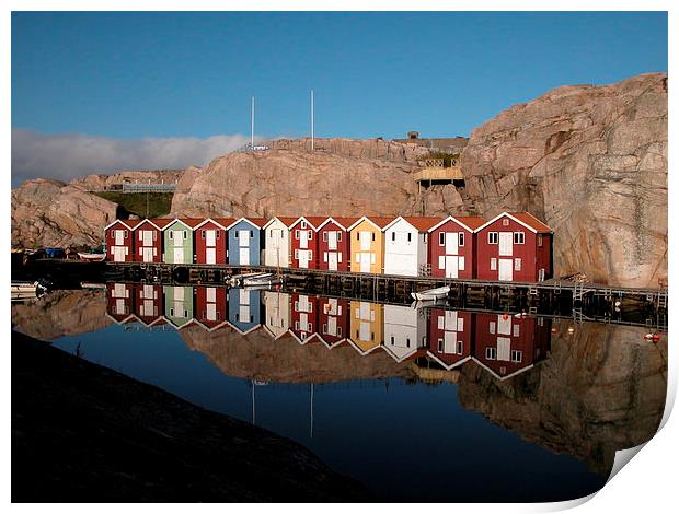 Smögenbrygga, Bohuslän, Sverige Print by Peter Bundgaard Kris