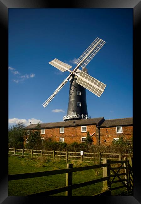 Wolds Windmill Framed Print by Ian Pettman