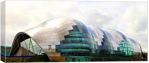 Sage Theatre in Gateshead Canvas Print by Jonathan Parkes