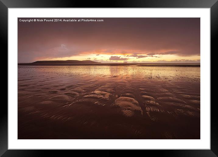 Changeable Weather Framed Mounted Print by Nick Pound