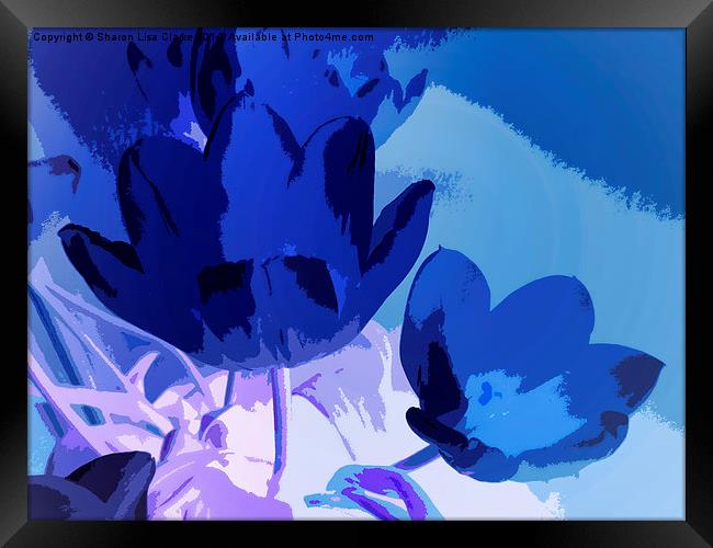 Abstract Tulips 2 Framed Print by Sharon Lisa Clarke