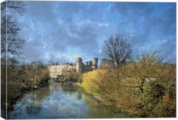 Warwick Castle Canvas Print by Gill Allcock