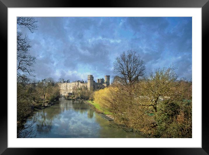Warwick Castle Framed Mounted Print by Gill Allcock