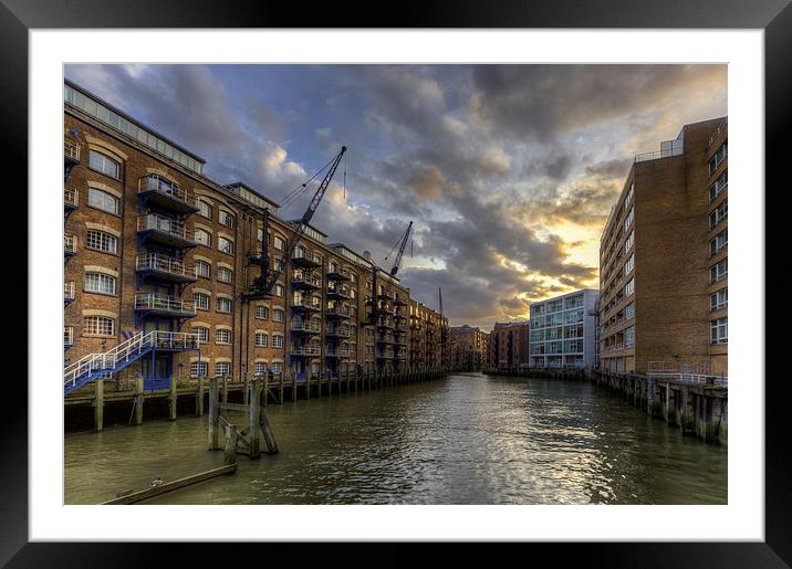 China Wharf Framed Mounted Print by Stuart Gennery