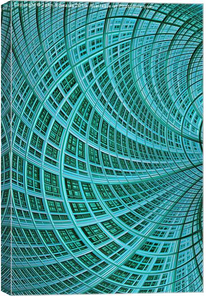 Network Canvas Print by John Edwards