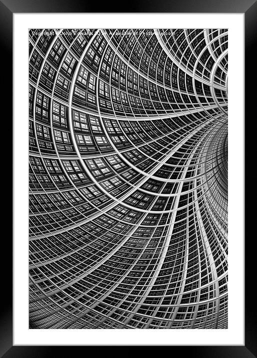Network II Framed Mounted Print by John Edwards
