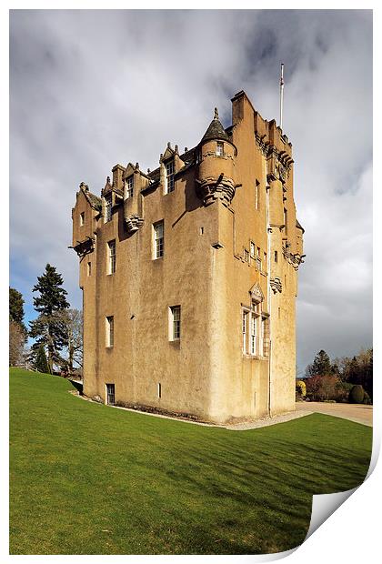 Crathes Castle Print by Grant Glendinning