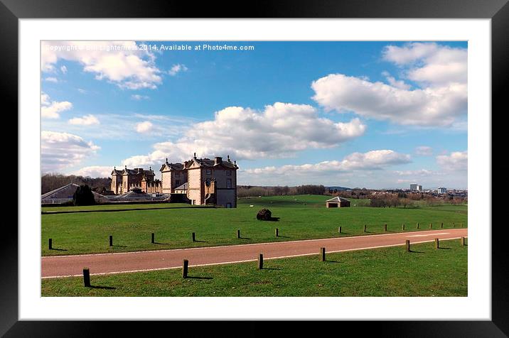 A View at Chatelherault Framed Mounted Print by Bill Lighterness