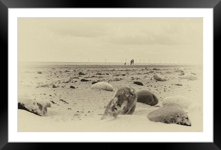 Winterton Beach Framed Mounted Print by Mark Ewels