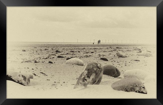 Winterton Beach Framed Print by Mark Ewels