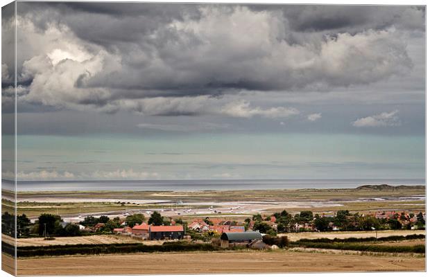 Brancaster Staithe from Barrow Common Canvas Print by Paul Macro