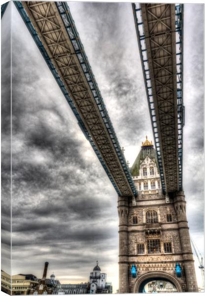 Tower Bridge London Canvas Print by David Pyatt