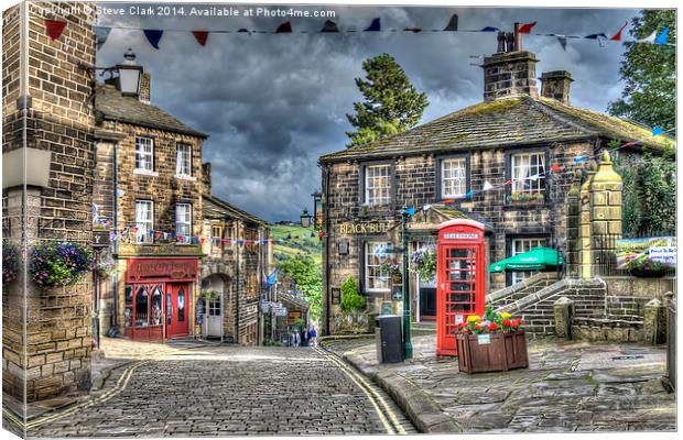 Haworth Main Street Canvas Print by Steve H Clark