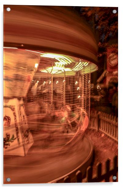 Merry-go-round Acrylic by Tim Finch