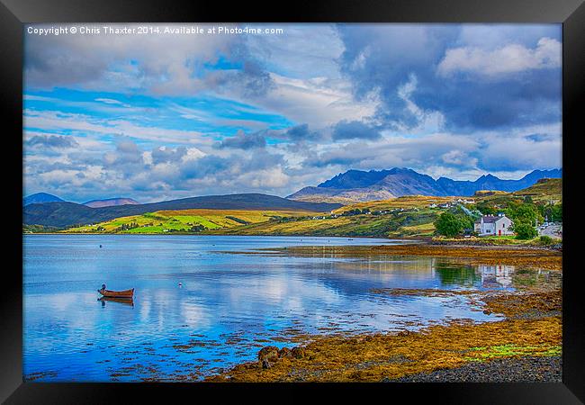 Loch Harport and the Cuillins 3 Framed Print by Chris Thaxter