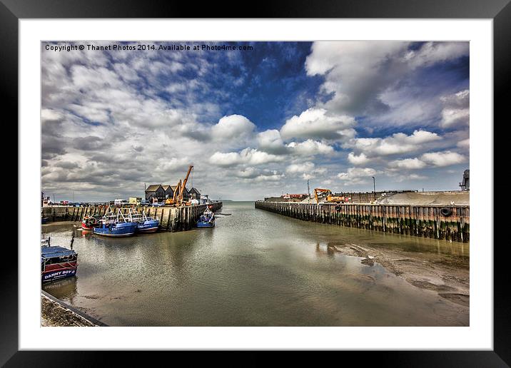 whitstable harbour view Framed Mounted Print by Thanet Photos