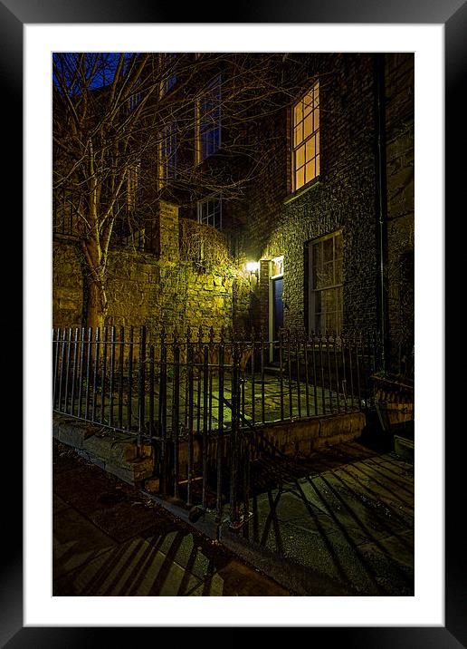 Owengate at night Framed Mounted Print by Kevin Tate