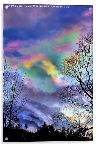 Troubled Skies Acrylic by Brian  Raggatt