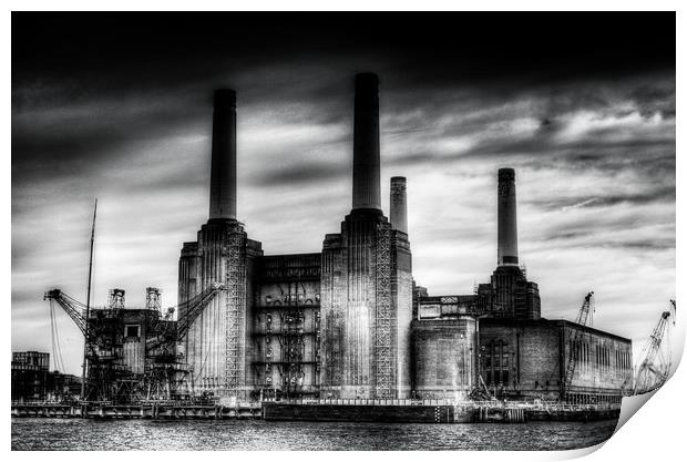 Battersea Power-Station London Print by David Pyatt