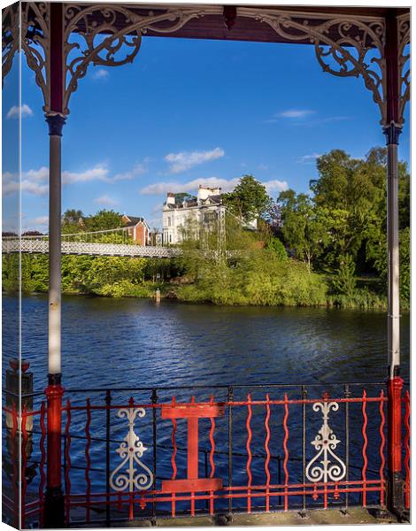 Bandstand View, Chester, England, UK Canvas Print by Mark Llewellyn