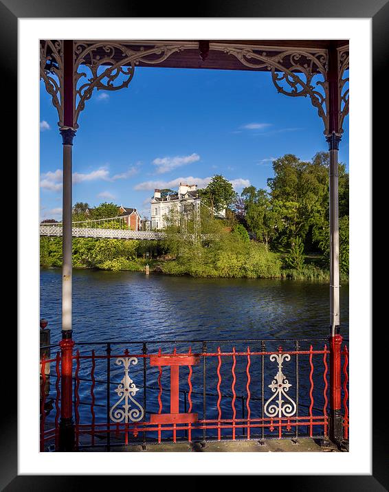 Bandstand View, Chester, England, UK Framed Mounted Print by Mark Llewellyn