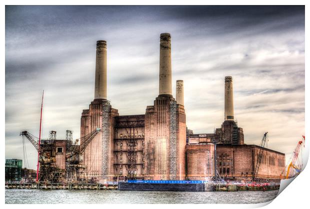 Battersea Power-Station London Print by David Pyatt