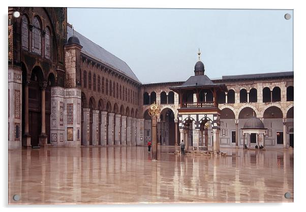 The Umayyad Mosque, Damascus Acrylic by Jacqueline Burrell
