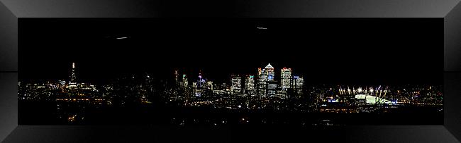 London at Night Framed Print by Steve James