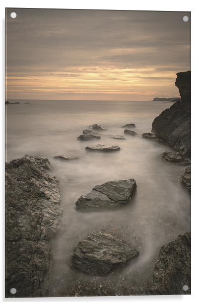 Welsh Seascape Acrylic by Natures' Canvas: Wall Art  & Prints by Andy Astbury