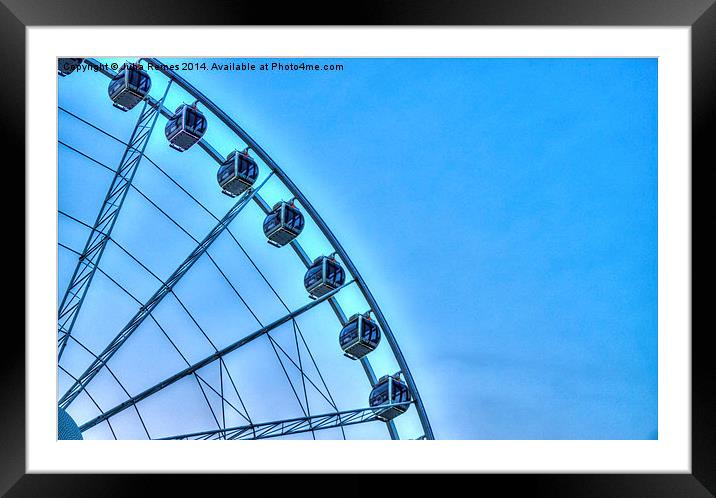 Ferris Wheel Framed Mounted Print by Juha Remes