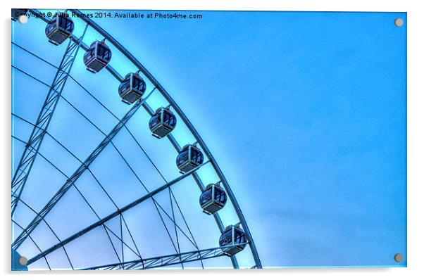 Ferris Wheel Acrylic by Juha Remes