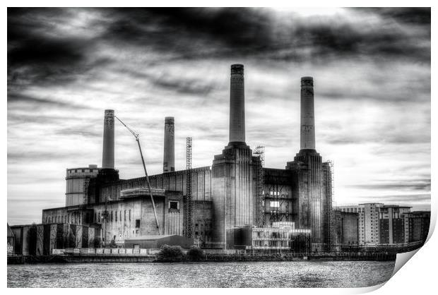 Battersea Power-Station London Print by David Pyatt