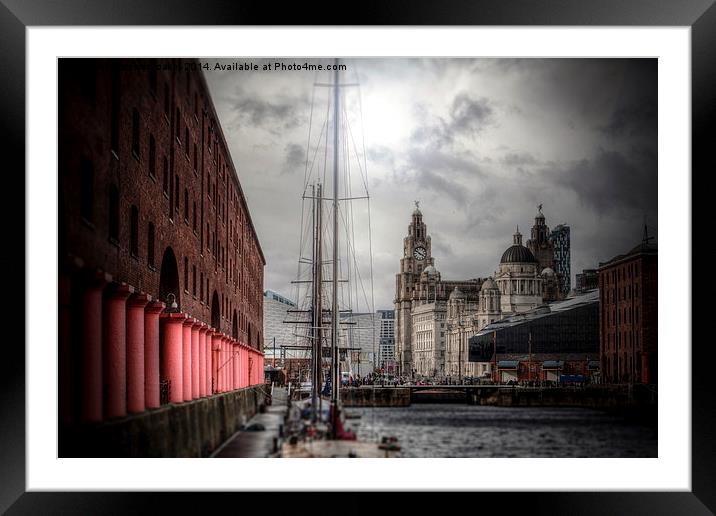 View from the docks Framed Mounted Print by stewart oakes
