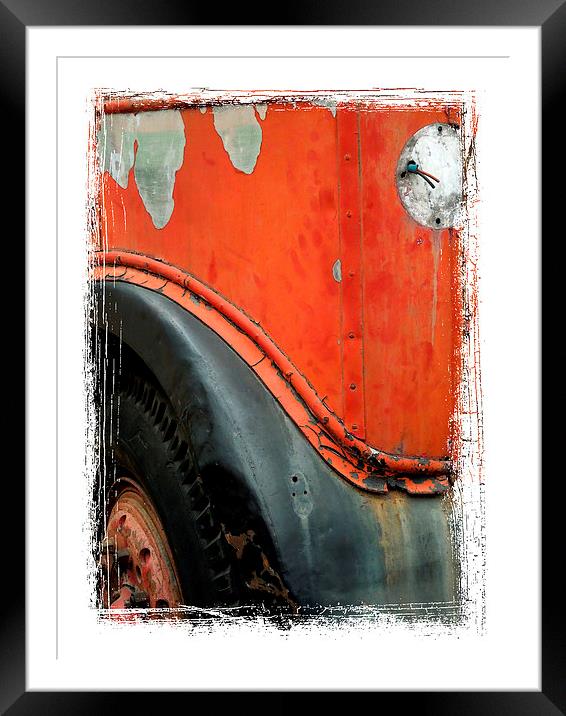 not in service Framed Mounted Print by Heather Newton