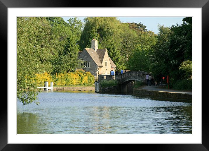 Iffley Lock Framed Mounted Print by Kevin West