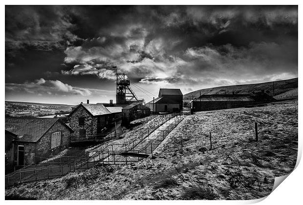 Big Pit at Blaenavon Print by Creative Photography Wales
