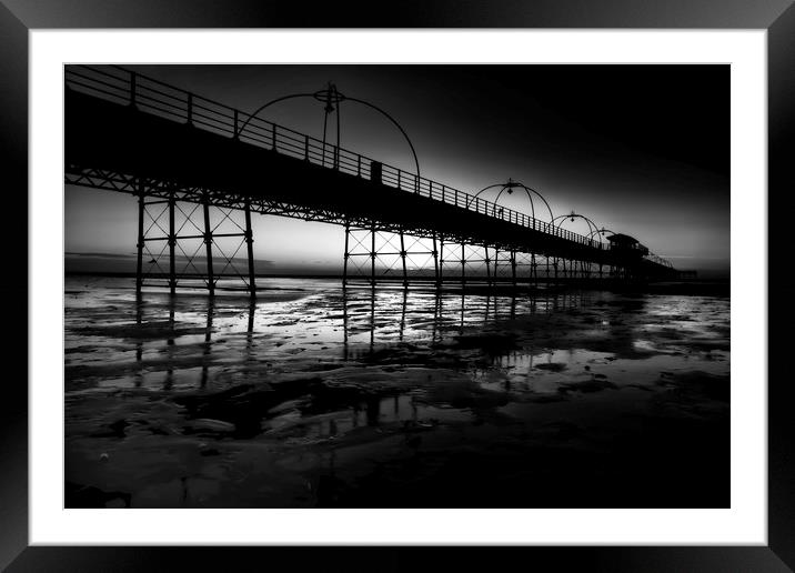 Southport Pier Framed Mounted Print by raymond mcbride