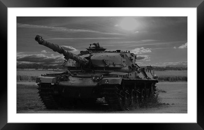 tank Framed Mounted Print by sean clifford