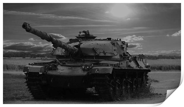 tank Print by sean clifford