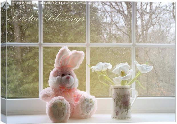 Easter Blessings Canvas Print by Fine art by Rina