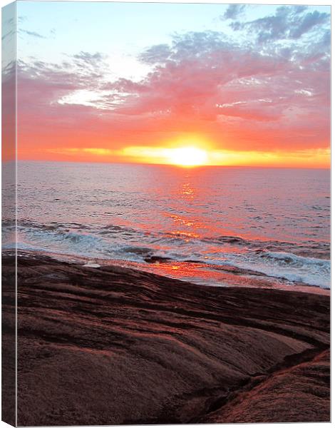 Cape Leeuwin Sunset Canvas Print by Luke Newman