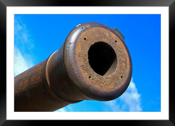 Old cannon Framed Mounted Print by Matthias Hauser